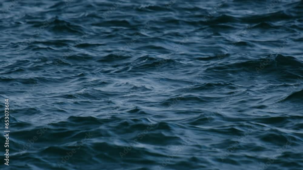 Ocean water surface. Abstract background. Slow motion. Ocean water surface. Abstract background. Slow motion.