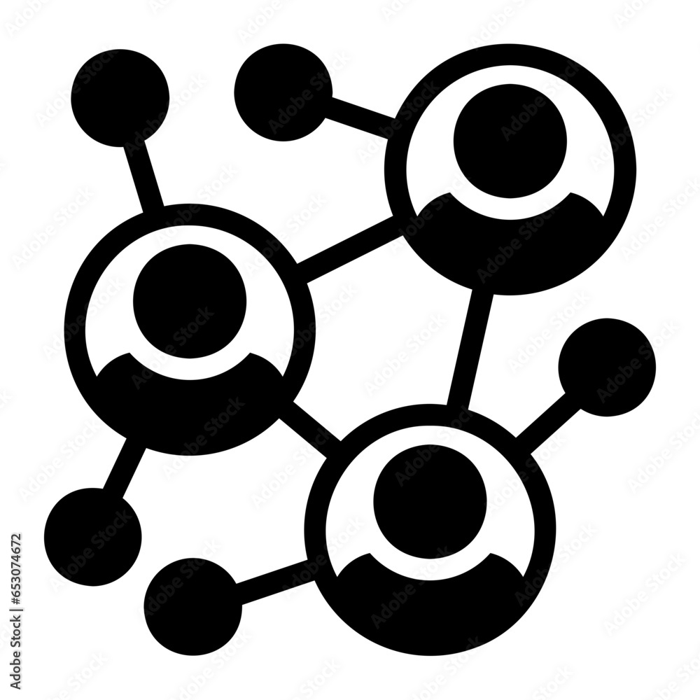 networking glyph icon networking glyph icon