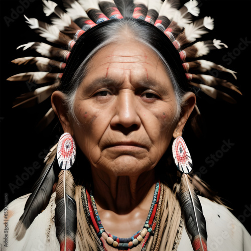 Plakat w ramie Native Americans