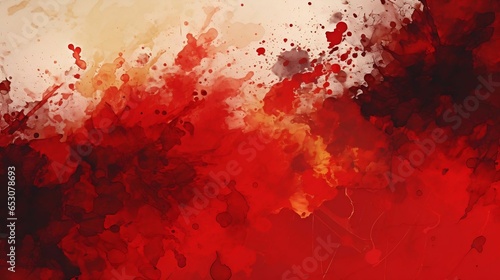 Abstract artistic Background forming by red blots 