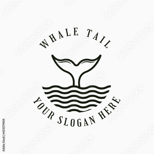 Whale tail logo design ideas