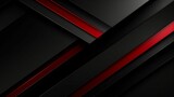 High-contrast red and black glossy stripes on black background