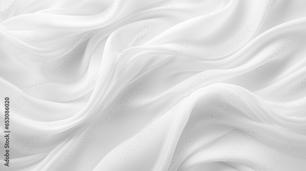 Obraz premium white abstract background,wave fabric