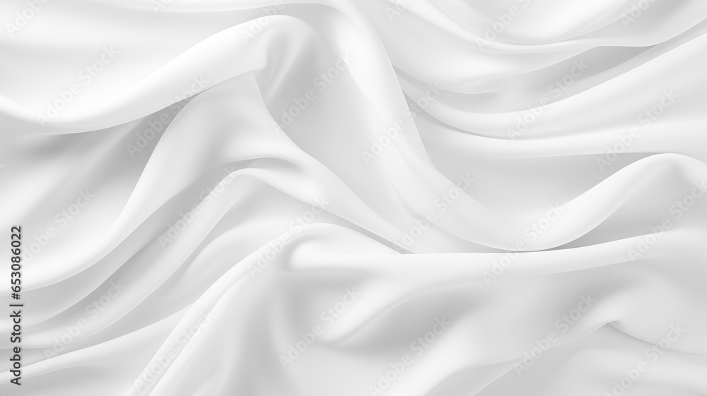 Fototapeta premium white abstract background,wave fabric