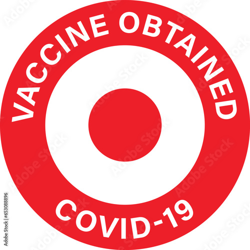 The vaccine has been obtained patch, clear covid 19 badge, clear covid 19 logos, the covid free icon for the ministry of health, and all covid-19 graphic design works. covid 19 is clear logo design