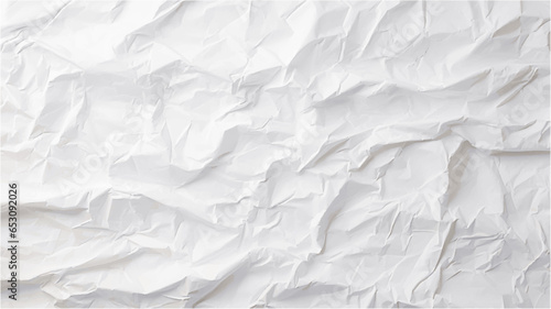 white paper is crumpled vector texture. Crumpled white paper. crumpled texture background