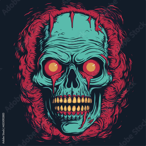 Halloween Zombie Vector 