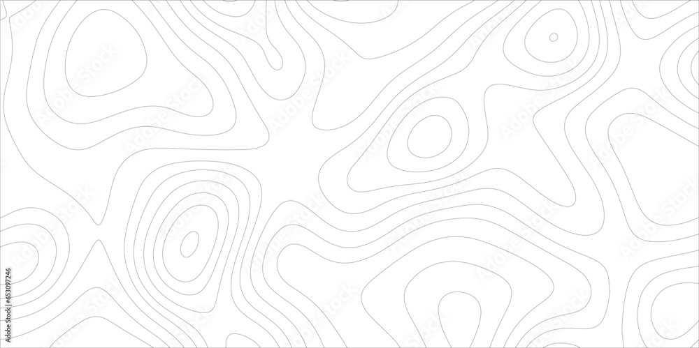 Ocean topographic line map with curvy wave isolines vector illustration. Abstract topographic contours map background, Vector contour topographic map. Cartography texture abstract banner use.. Ocean topographic line map with curvy wave isolines vector illustration. Abstract topographic contours map background, Vector contour topographic map. Cartography texture abstract banner use..
