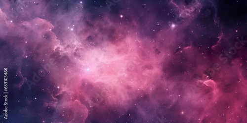 Galaxy texture with stars and beautiful nebula in the background, pink and gray.