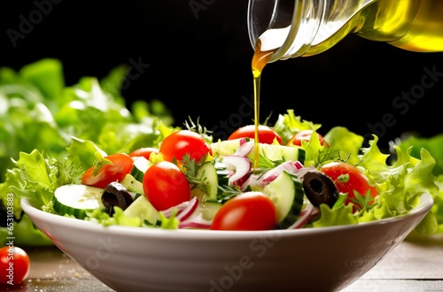 health benefits of healthy salad, in the style of precise detailing, smooth and shiny.