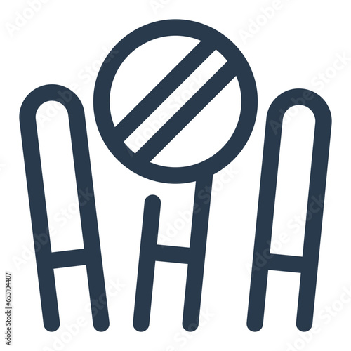 Stump in Cricket Sport Icon