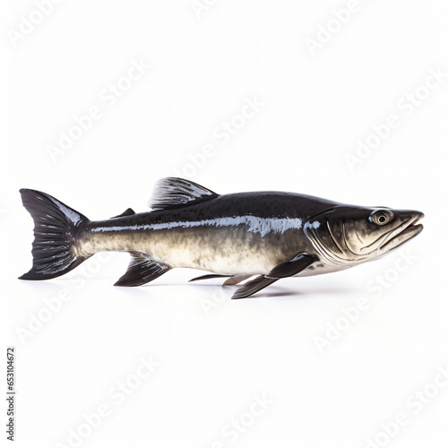 Channel catfish isolated on white background