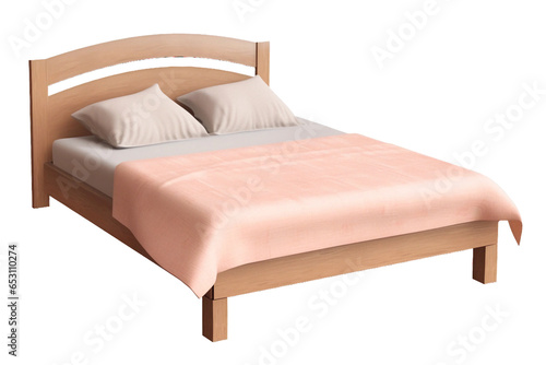 Adjustable bed frame. isolated object, transparent background 