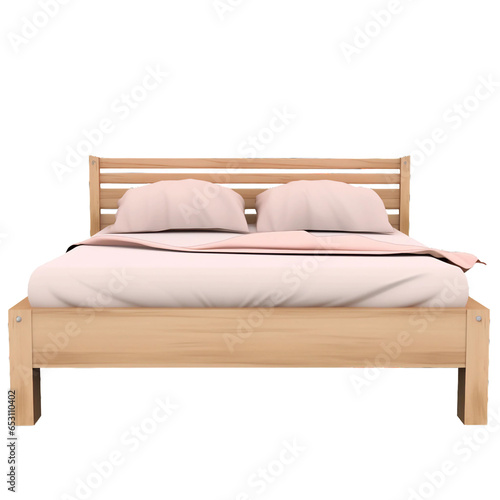 Adjustable bed frame. isolated object, transparent background
