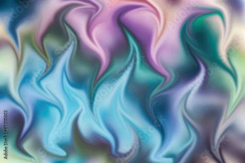 Vector colorful psychedelic liquefied background