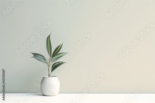 Plants arranged with a focus on simplicity and space. © Kishore Newton
