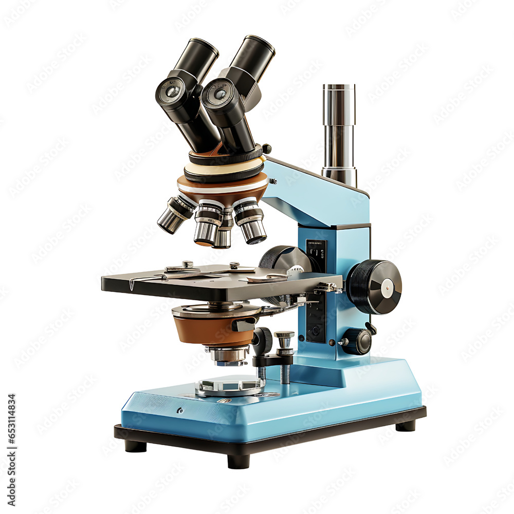 Microscope Isolated on Transparent or White Background, PNG Microscope Isolated on Transparent or White Background, PNG