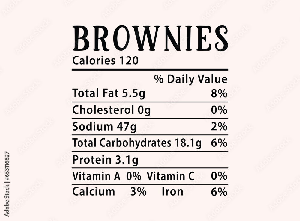 Brownies Nutrition Facts Christmas Brownies Nutrition Facts Christmas