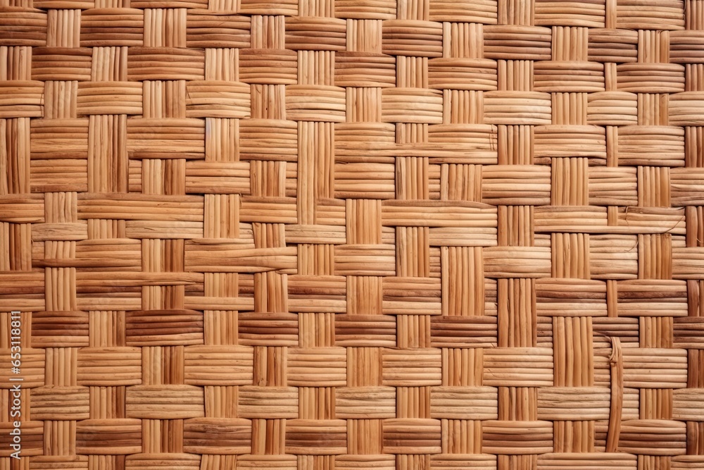 Pattern and texture of brown weave table for background Pattern and texture of brown weave table for background