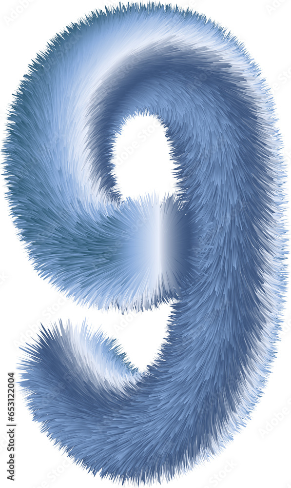Fototapeta premium Letter illustration. Hand drawn picture