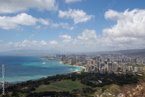 honolulu hawaii view from diamond head