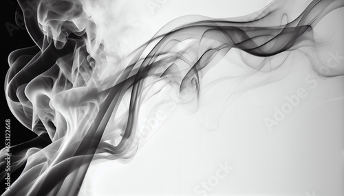 smoke on black background, white colors flowing in smoke background, Ai generated image (4).png