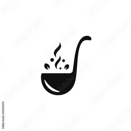 Ladle icon isolated on white background