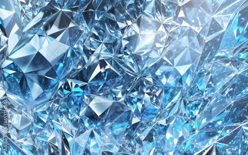 blue shiny diamond stone abstract background