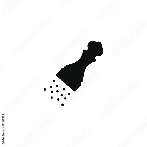 Pepper mill icon isolated on white background