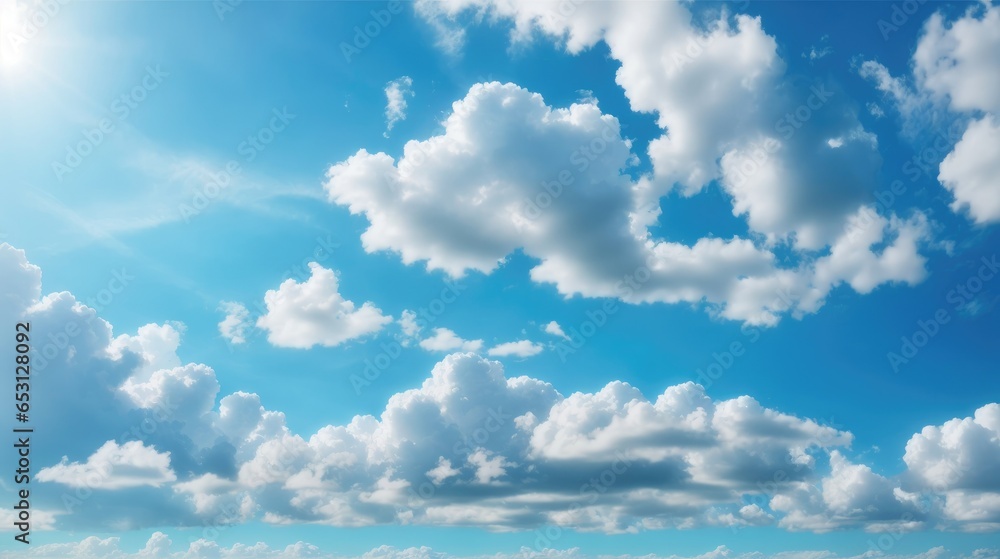 Blue sky clouds for background. Beautiful Panorama of sky Blue sky clouds for background. Beautiful Panorama of sky