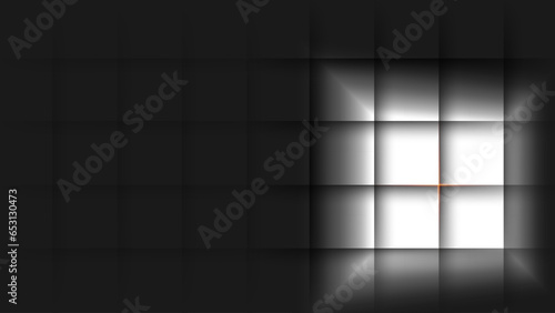 Abstract simple square shiny windows vector background