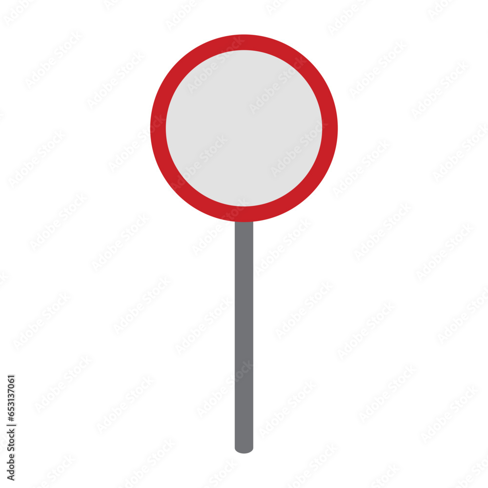 Illustration of road signs isolated Illustration of road signs isolated