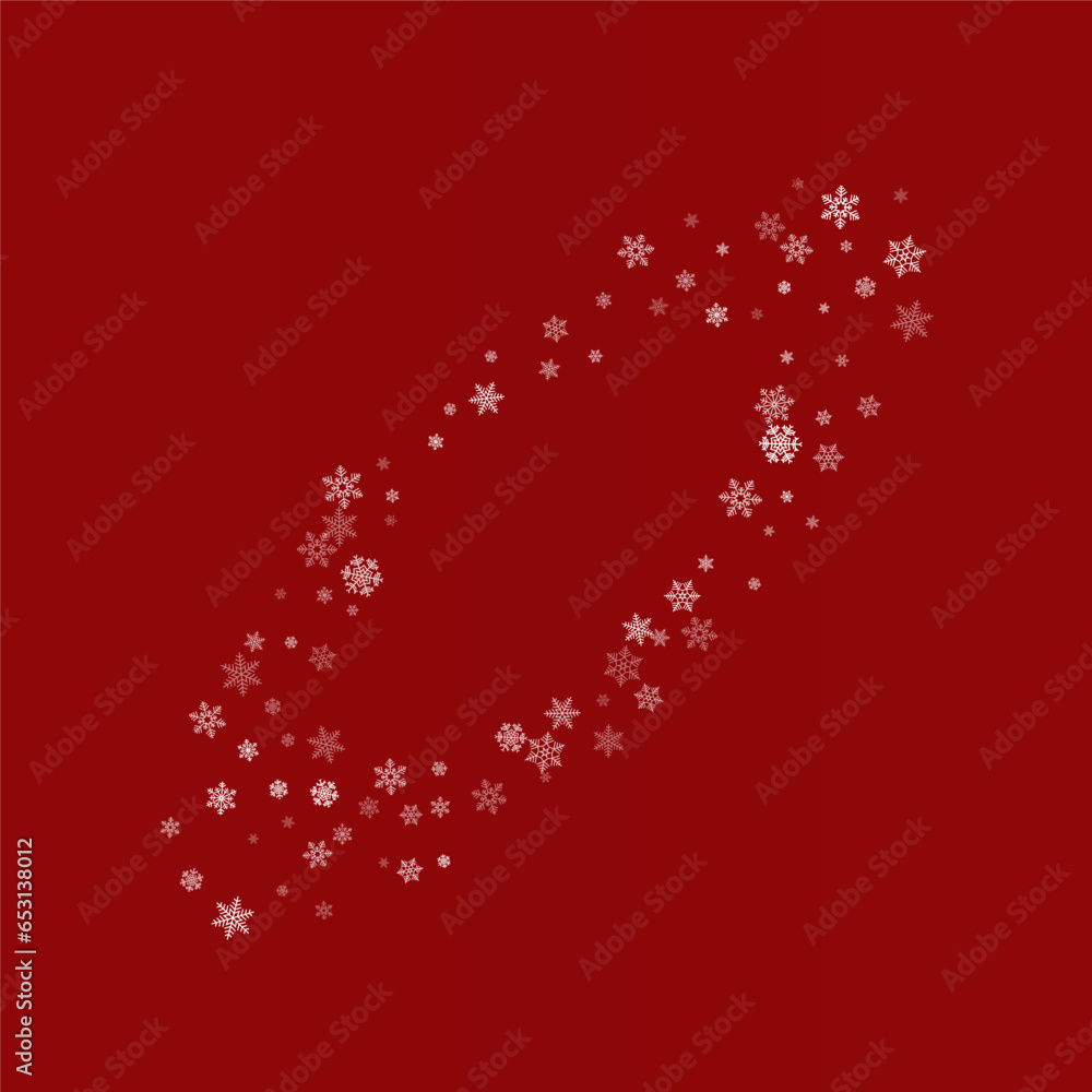 Silver Snow Vector Burgundy Background. Holiday Silver Snow Vector Burgundy Background. Holiday