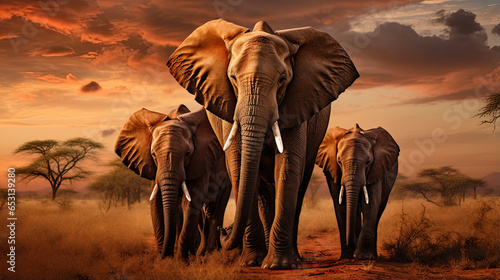 Elephants Tsavo East © Ziyan Yang