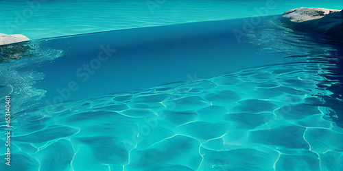 swimming pool with water © Natural beauty 