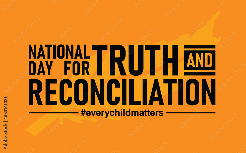 National Day for Truth and Reconciliation. Every Child Matters. Orange T-Shirt Day. 30th September. Vector Illustration. National Day for Truth and Reconciliation. Every Child Matters. Orange T-Shirt Day. 30th September. Vector Illustration.