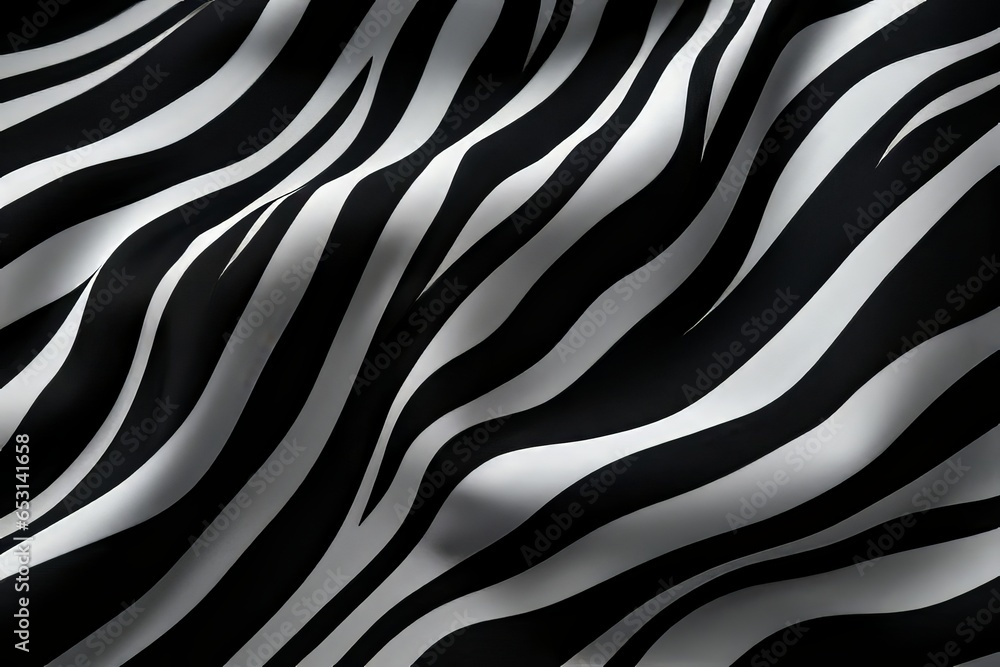 An AI Generated image of a zebra pattern surface