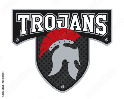 Trojans logo design