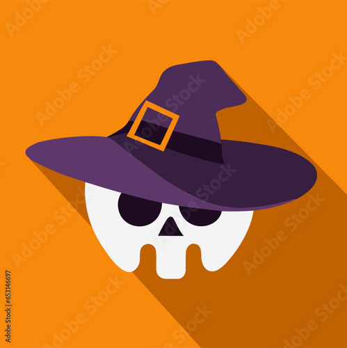 Creepy and unique skull background vector design, with contrasting colors and complex patterns, creates an impression that awakens the imagination and seduces
