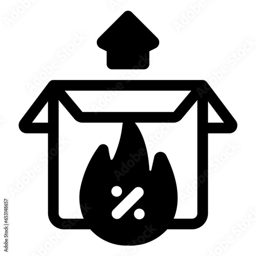 Unboxing Glyph Icon