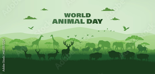 World Wildlife and animals day.