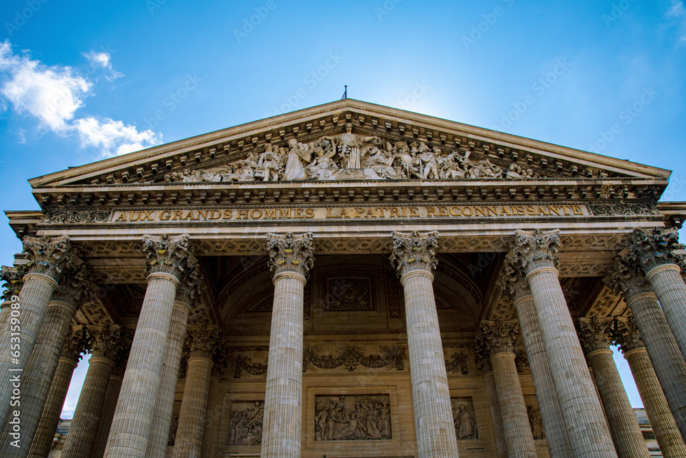 detail of the facade of the cathedral of st peter