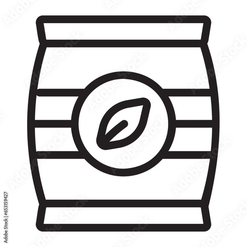 fertilizer line icon