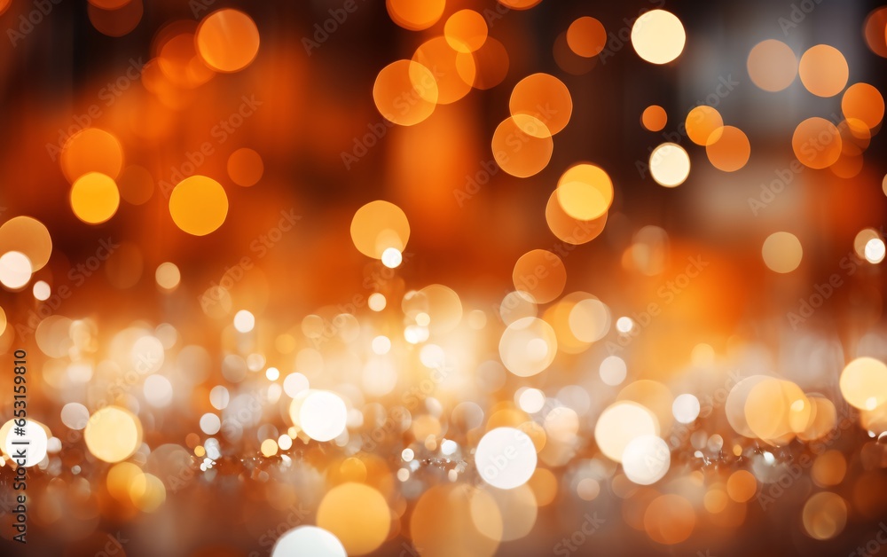 Blurred gold glitter sparkles bokeh luxury Christmas background