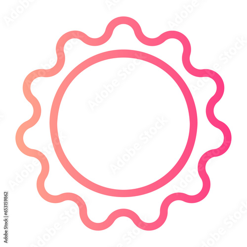 sun gradient icon