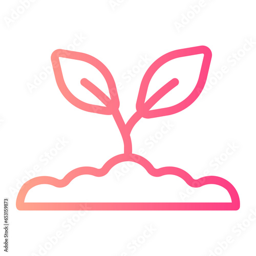 sprout gradient icon