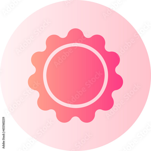 sun gradient icon