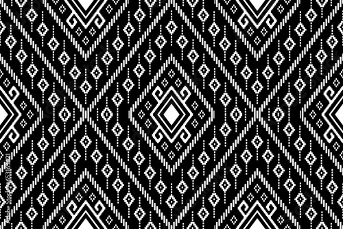 Wallpaper Mural Nature vintages cross stitch traditional ethnic pattern paisley flower Ikat background abstract Aztec African Indonesian Indian seamless pattern for fabric print cloth dress carpet curtains and sarong Torontodigital.ca