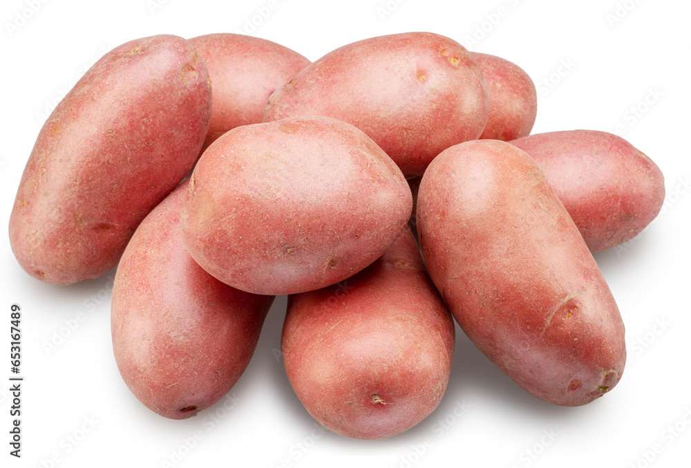 Red skin potatoes isolated on white background. Red skin potatoes isolated on white background.