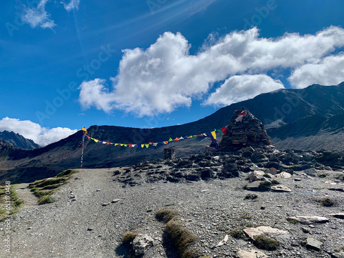 Col de la Seigne sur le parcours du TMB photo